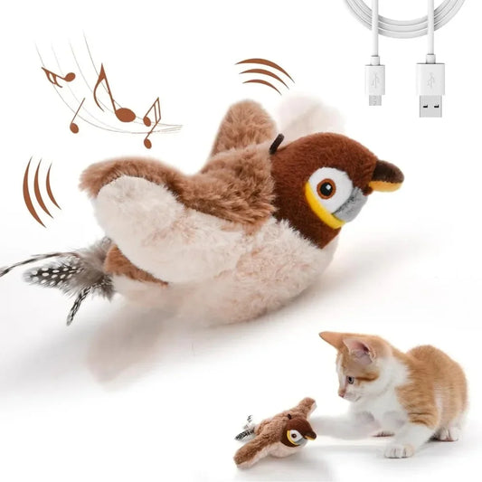 PawJoy FladderVogel – Interactief Kattenspeeltje