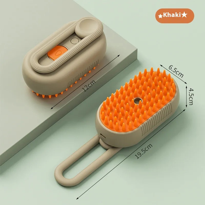 🧴 Massagekam met Sprayfunctie – Ontwarren & Verfrissen tegelijk