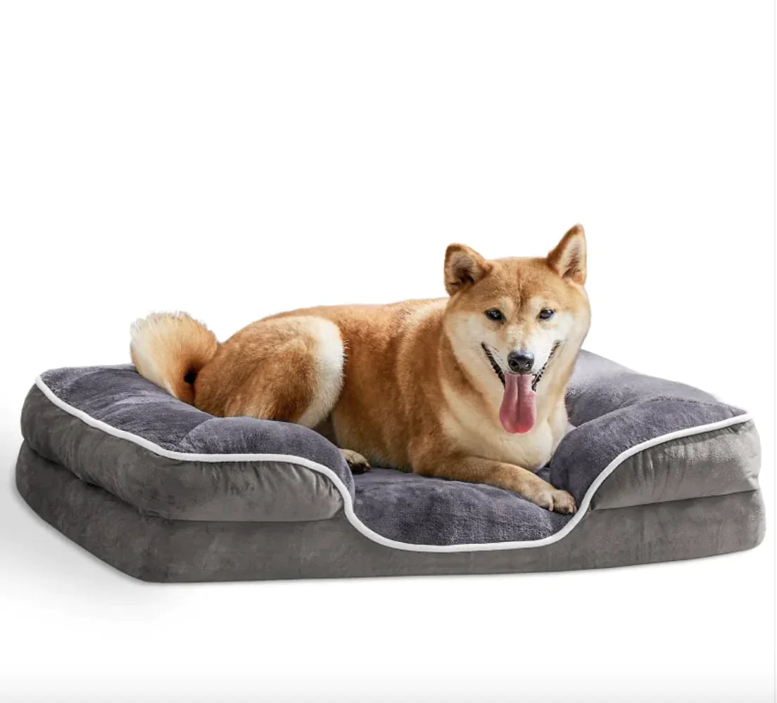 🧠 Memory Foam Bed – Slim comfort voor je hond