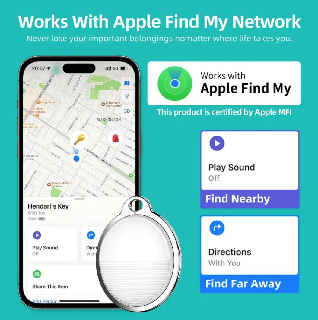📍 Airtag Locatie Tracker - Altijd weten waar je viervoeter is