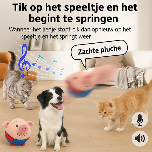 🐷 Piepspeelgoed Varkentje -  Schattig & muzikaal vriendje voor je woef