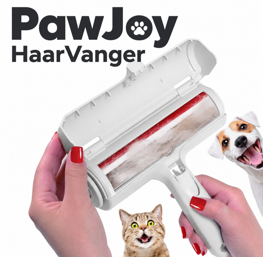 PawJoy HaarVanger – Zelfreinigende Dierenhaarroller