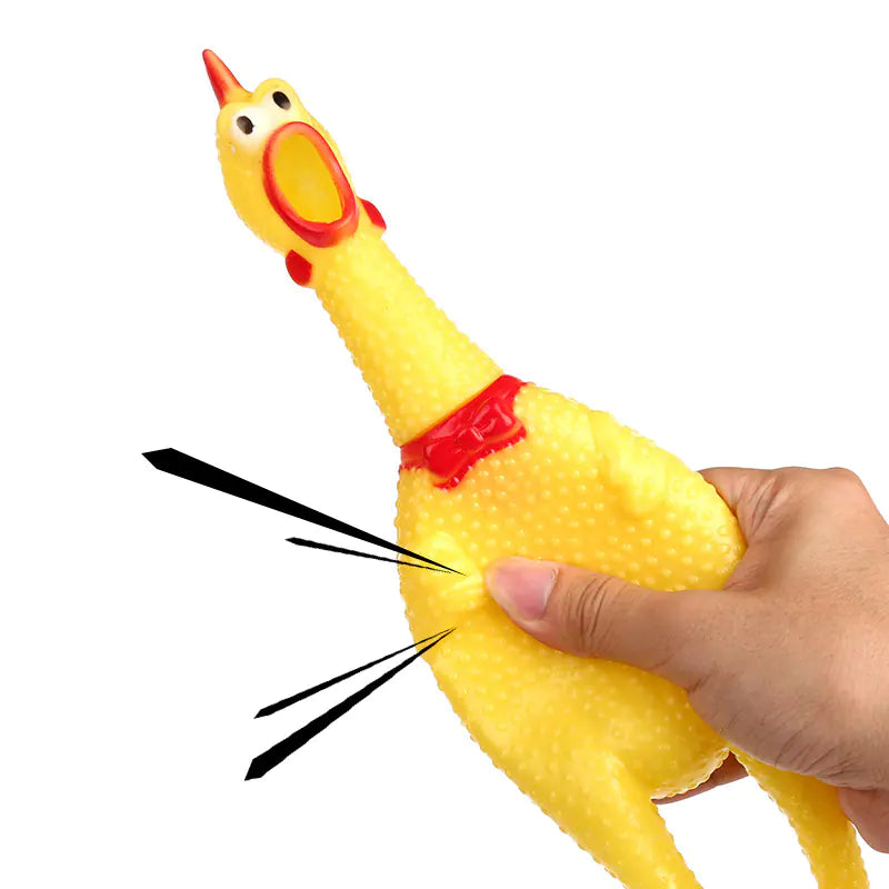🐥 Rubberen Kieken - Gek geluid + duurzaam rubber = veel plezier!