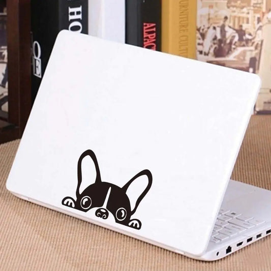 Funny Dog Car Decal - French Bulldog Sticker R-154