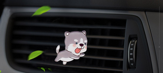 🌸 Schattige Parfumclips voor in de Auto - Frisse geur & een vleugje humor