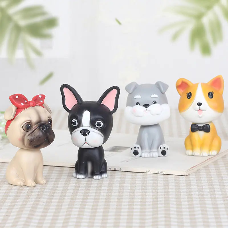 🐶 Luxury Bobblehead - Schattige decoratie voor je auto of bureau