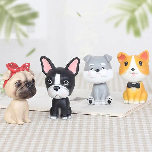 🐶 Luxury Bobblehead - Schattige decoratie voor je auto of bureau