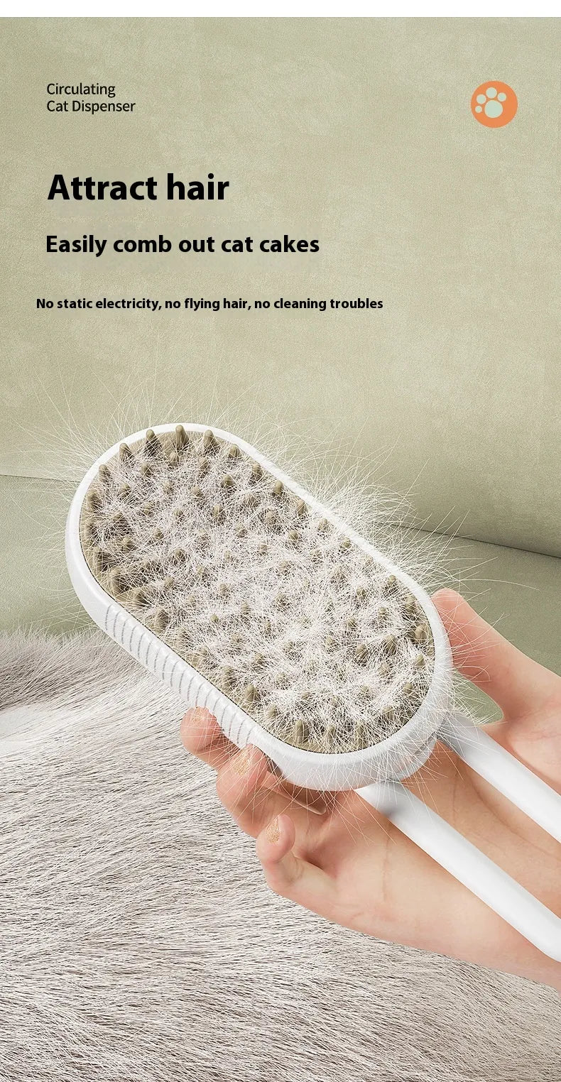 🧴 Massagekam met Sprayfunctie – Ontwarren & Verfrissen tegelijk