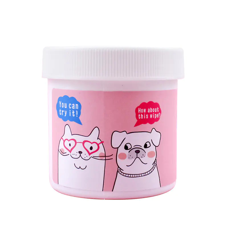🧼 Oogdoekjes voor Woefkes – 120 Stuks voor een Schone & Stralende Blik