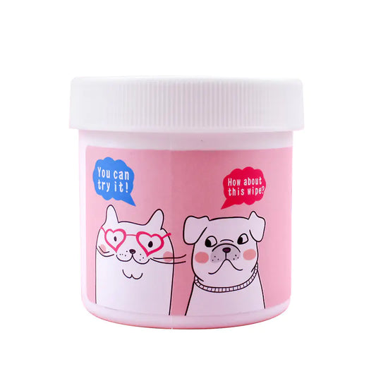🧼 Oogdoekjes voor Woefkes – 120 Stuks voor een Schone & Stralende Blik