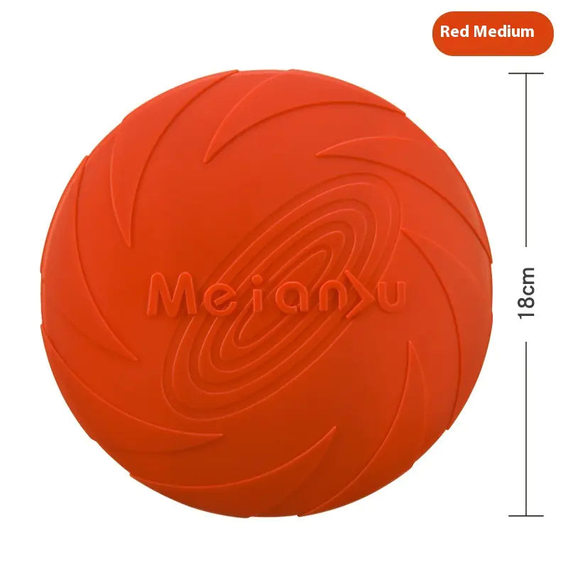 🟢Rubberen Frisbee – Apport! -  Voor energieke spelletjes in het park of de tuin