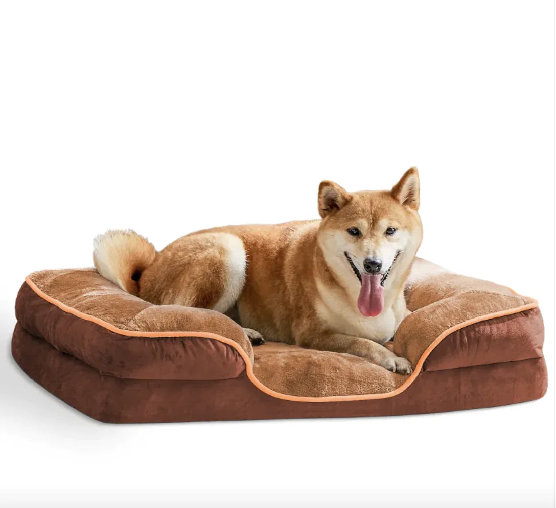 🧠 Memory Foam Bed – Slim comfort voor je hond