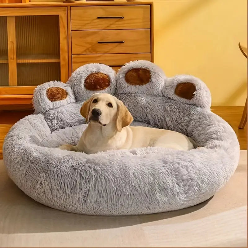 🐾 Pootvorm Hondenbed – Spelen & slapen tegelijk