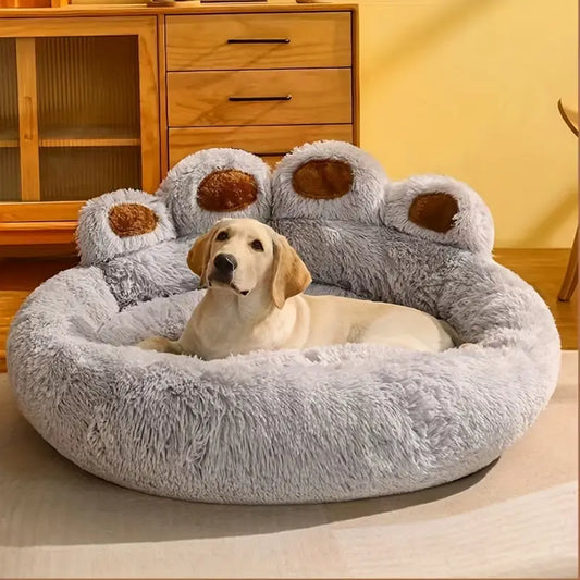 🐾 Pootvorm Hondenbed – Spelen & slapen tegelijk