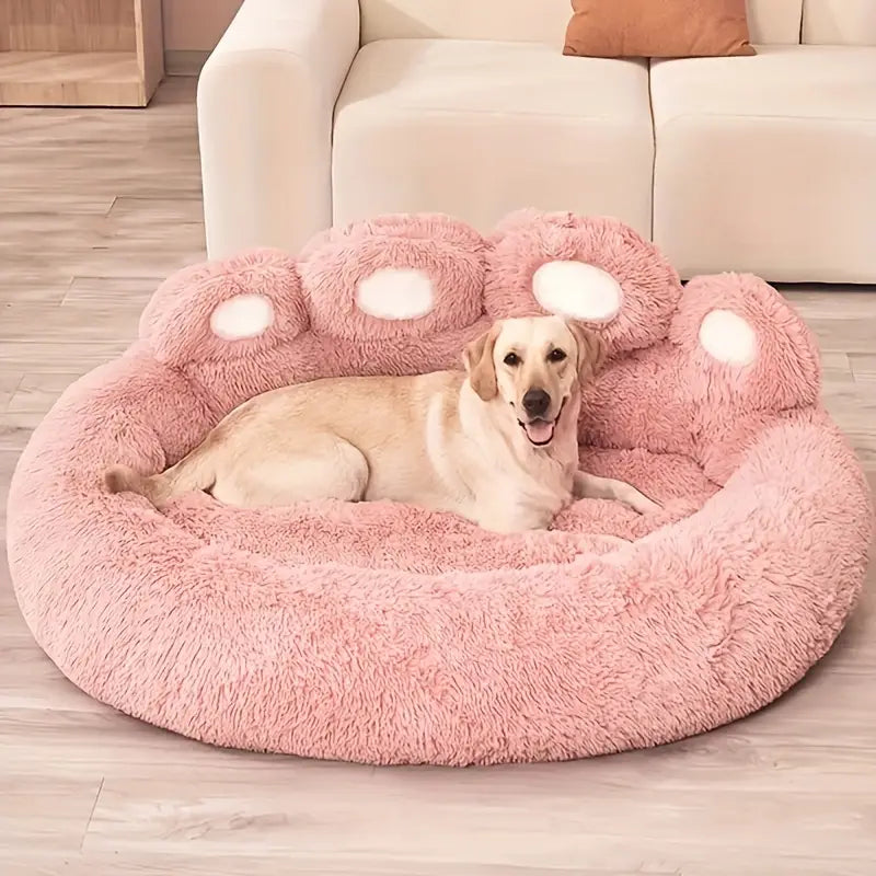 🐾 Pootvorm Hondenbed – Spelen & slapen tegelijk