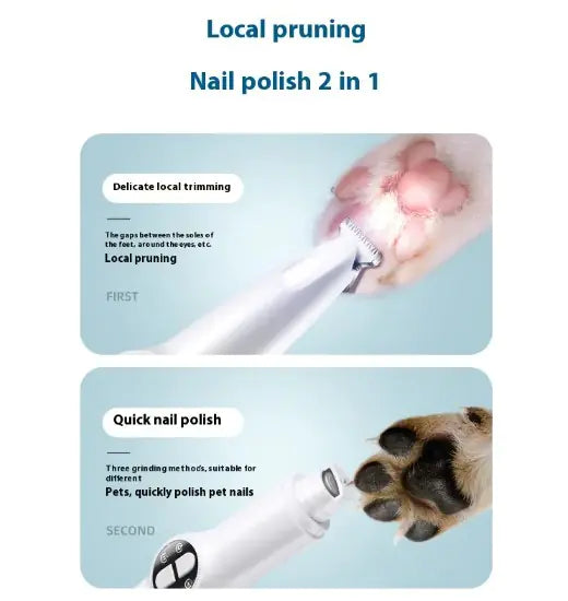 ✂️ 2-in-1 Pootverzorger – Trimmen & Vijlen in één handige tool!