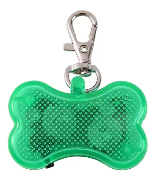 LED Veiligheidshangertje voor aan de Halsband – Compact & Oplaaiend in Stijl