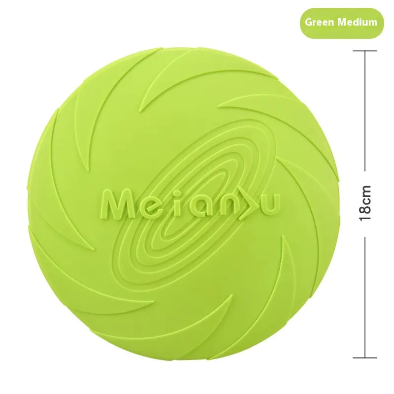 🟢Rubberen Frisbee – Apport! -  Voor energieke spelletjes in het park of de tuin