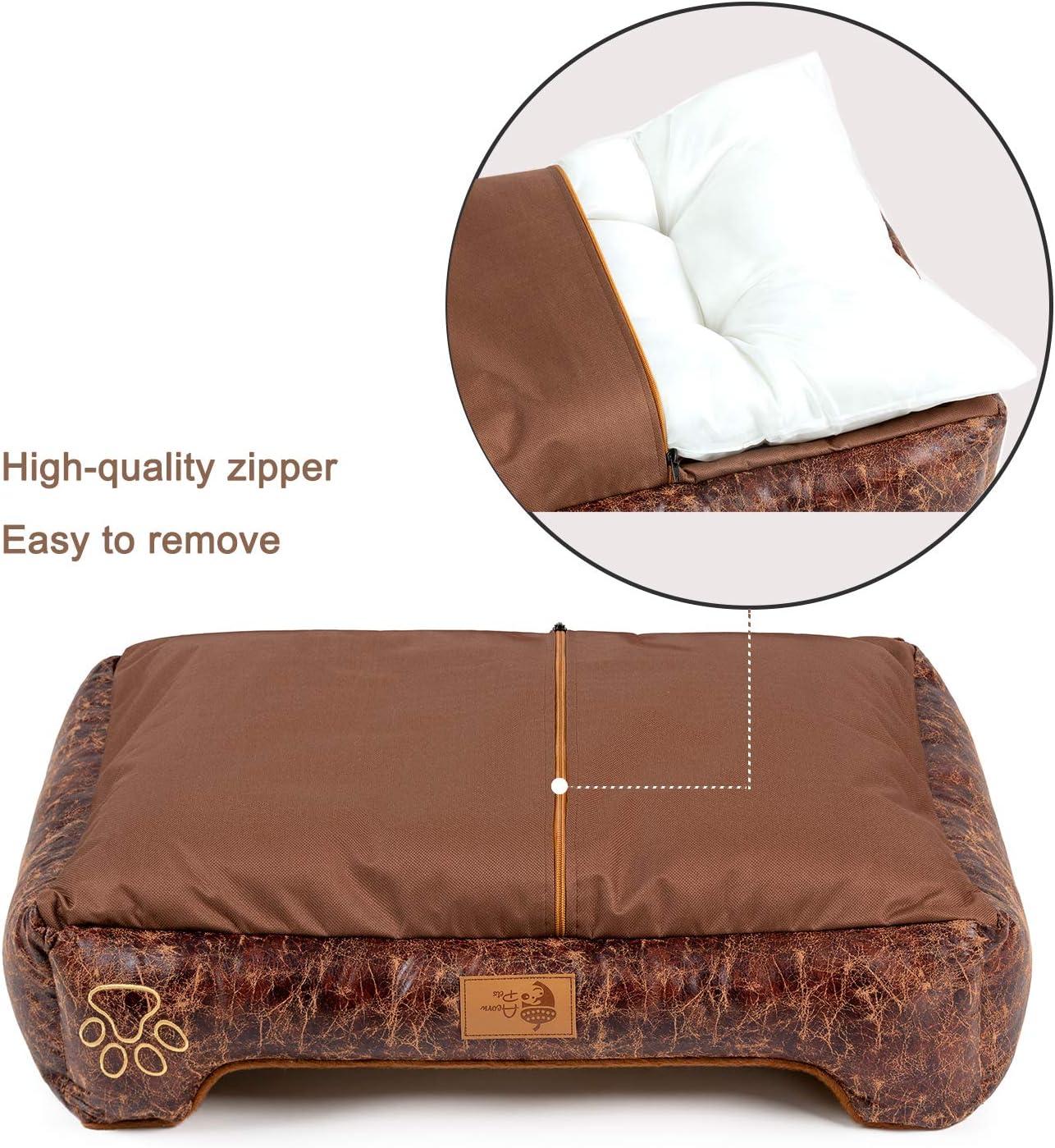🧸 Kennelbed met Kussen – Comfort in 2 lagen