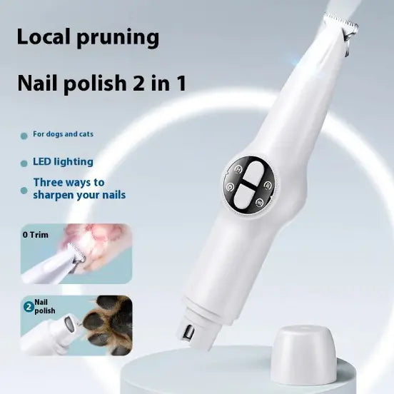 ✂️ 2-in-1 Pootverzorger – Trimmen & Vijlen in één handige tool!