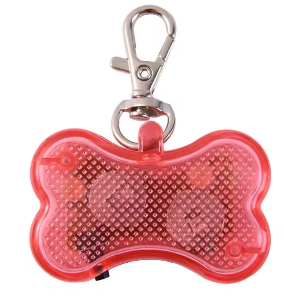 LED Veiligheidshangertje voor aan de Halsband – Compact & Oplaaiend in Stijl
