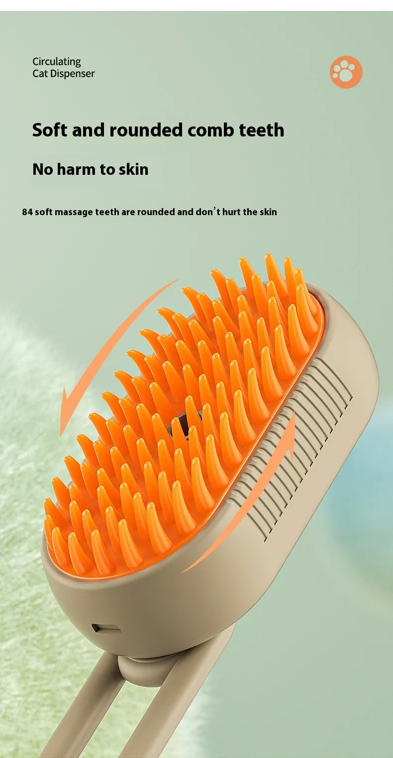 🧴 Massagekam met Sprayfunctie – Ontwarren & Verfrissen tegelijk