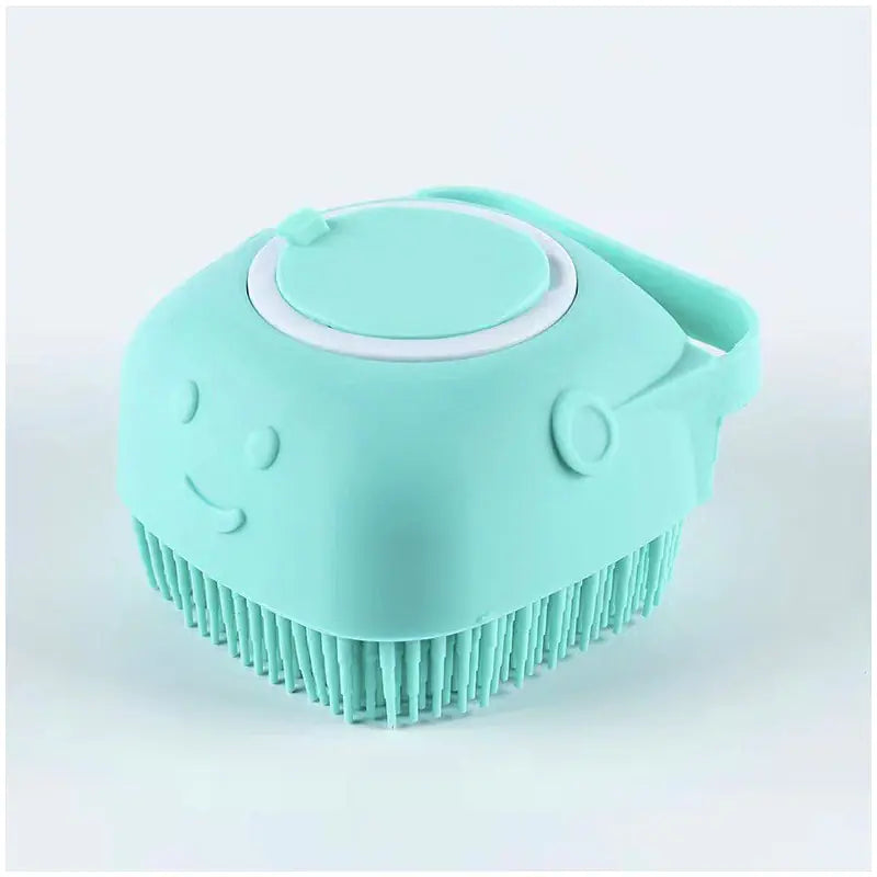 🧼 Massage Shampoo Borstel – Zacht & Relaxerend voor je Hond